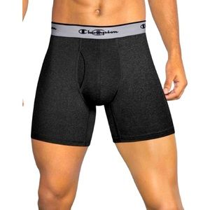 Black Champion Boxer Briefs